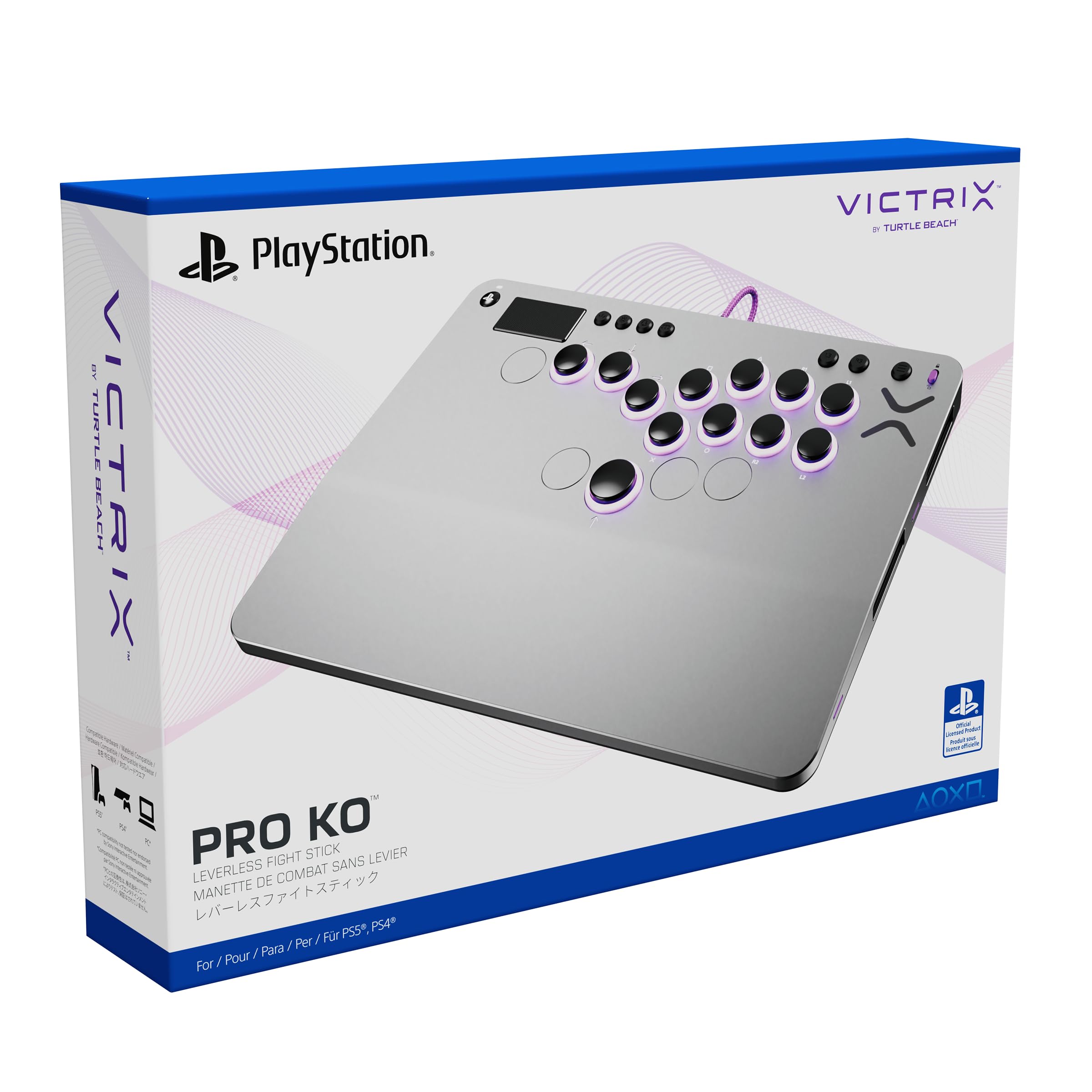 Turtle Beach Victrix Pro KO Leverless Fight Stick for PlayStation